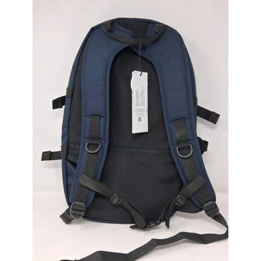 Eastpak Navy Blue Slim Compression Strap Backpack Built to Resist NWT